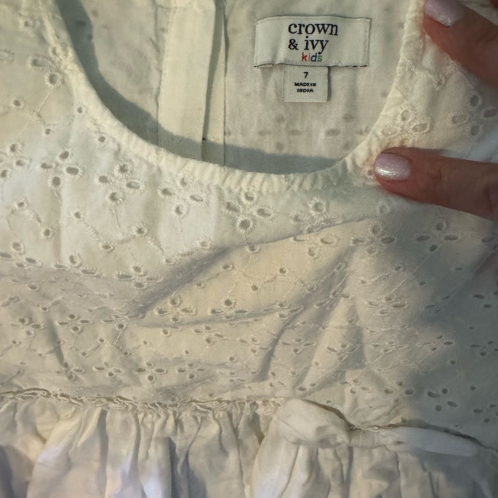 White summer dress